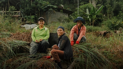 Entrepreneur working in a sustainable agriculture environment