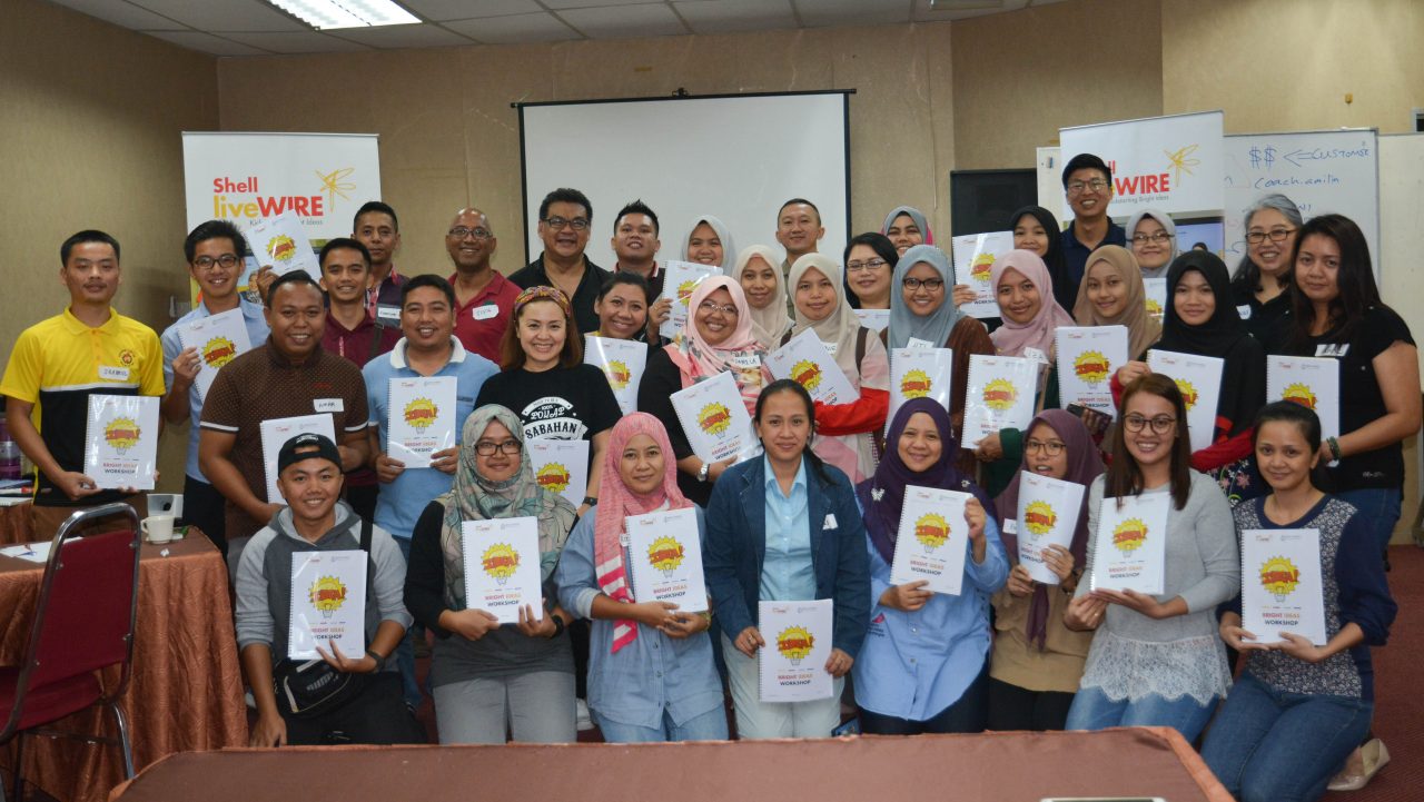 Entrepreneurs and Facilitators at the Bright Ideas Workshop
