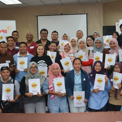 Entrepreneurs and Facilitators at the Bright Ideas Workshop