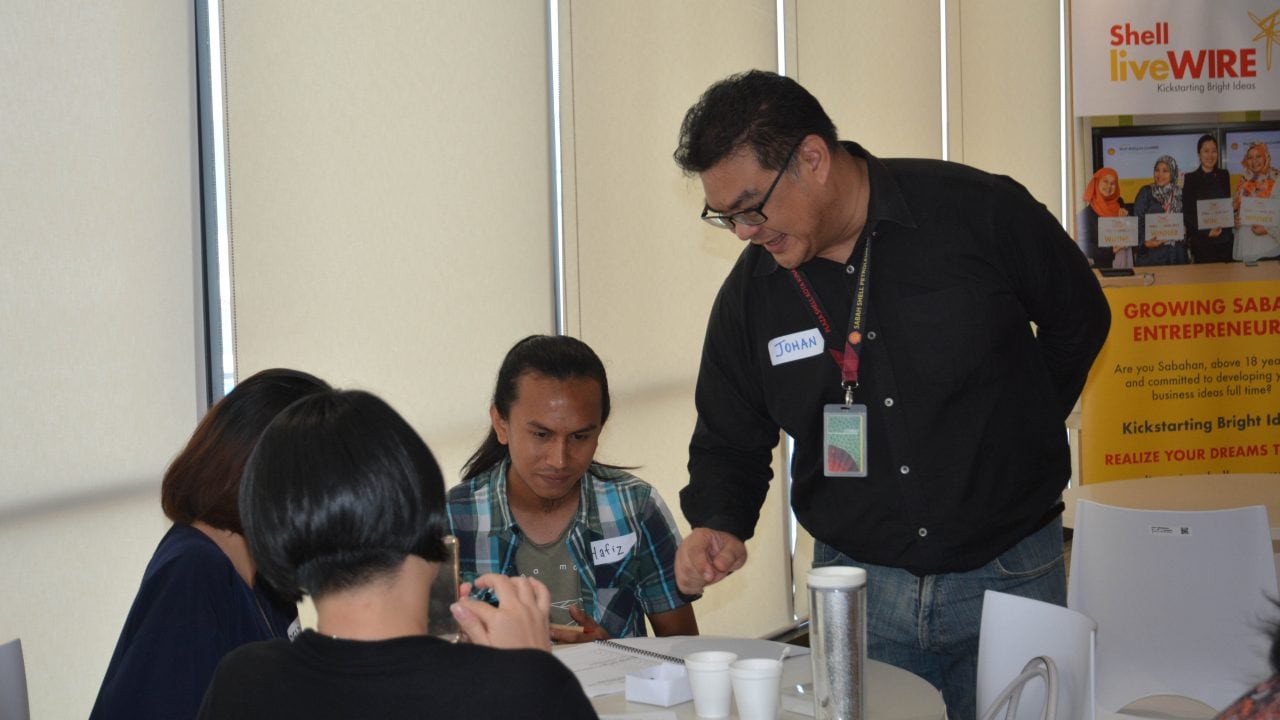 Johan Amilin giving some business idea refining pointers