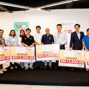 At the 2017 Shell Sarawak LiveWIRE Pitching Results Announcement.
