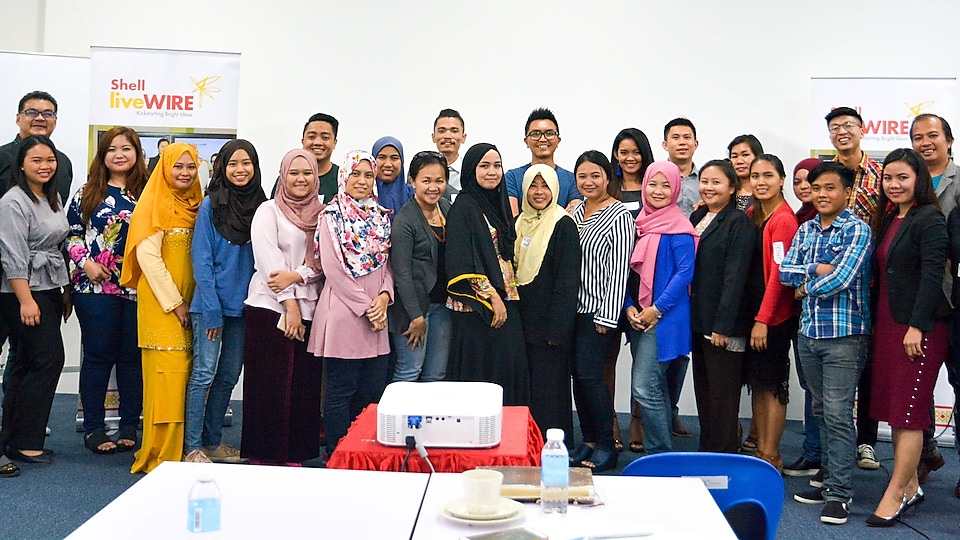 Entrepreneurs and Facilitators at the Bright Ideas Workshop in Penampang